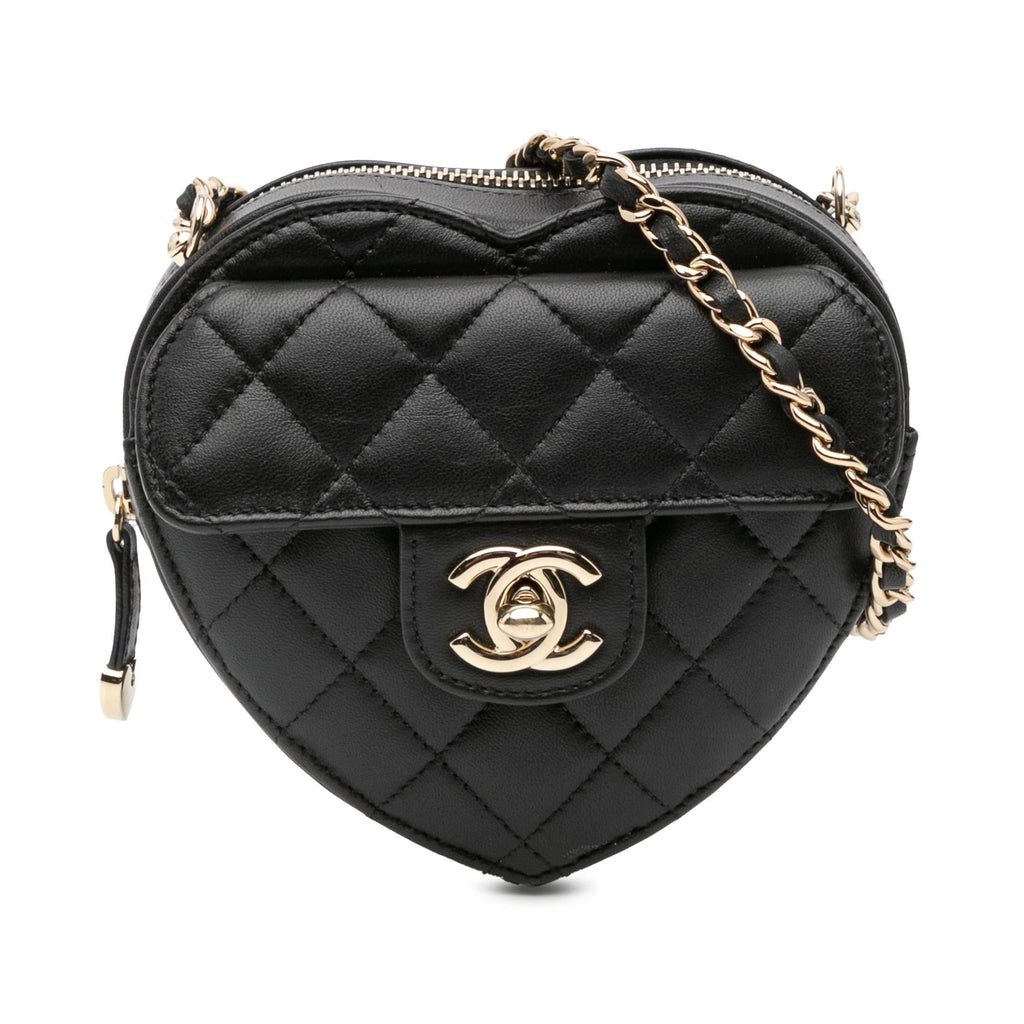 Chanel Mini Lambskin CC in Love Heart Crossbody