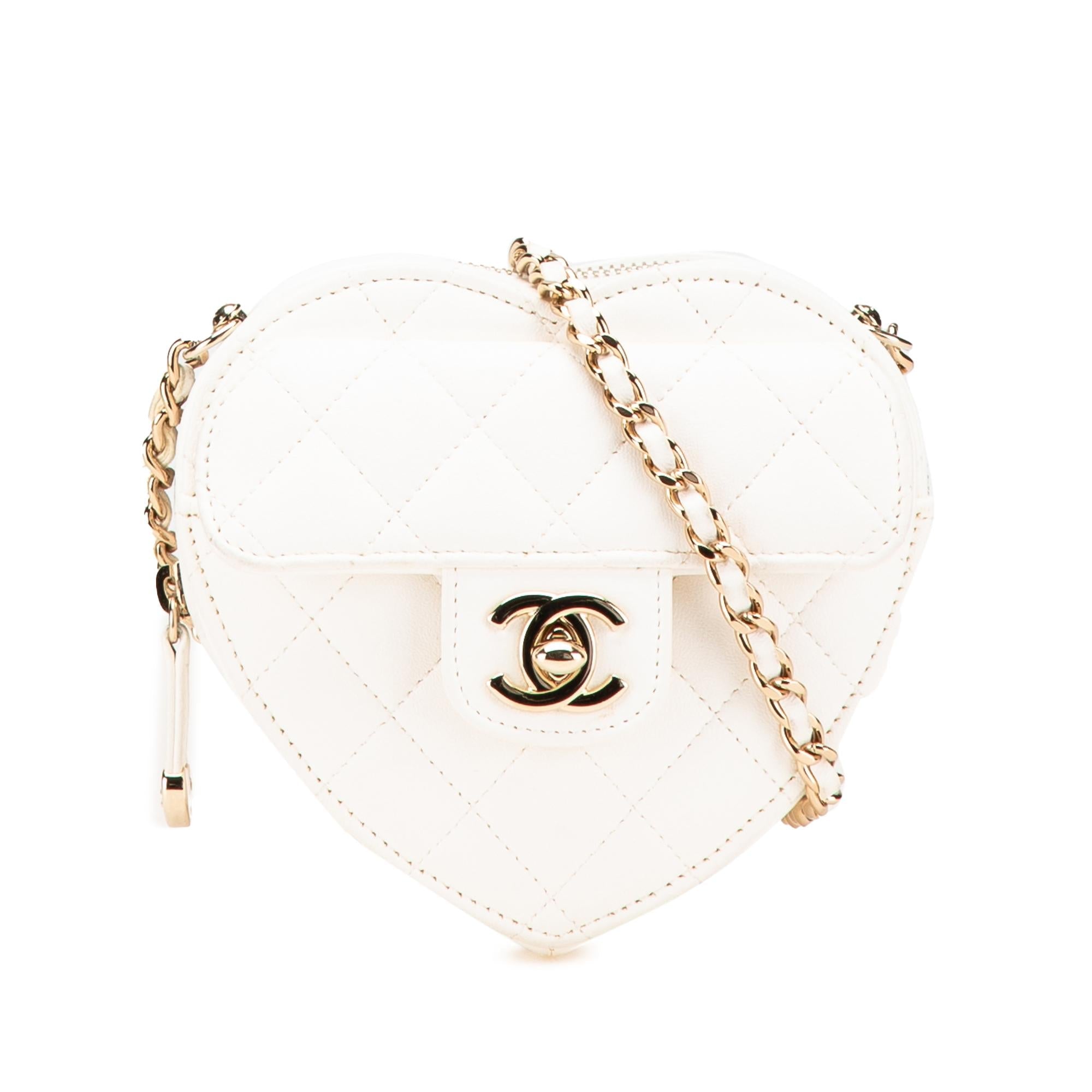 Chanel Mini Lambskin CC in Love Heart Crossbody