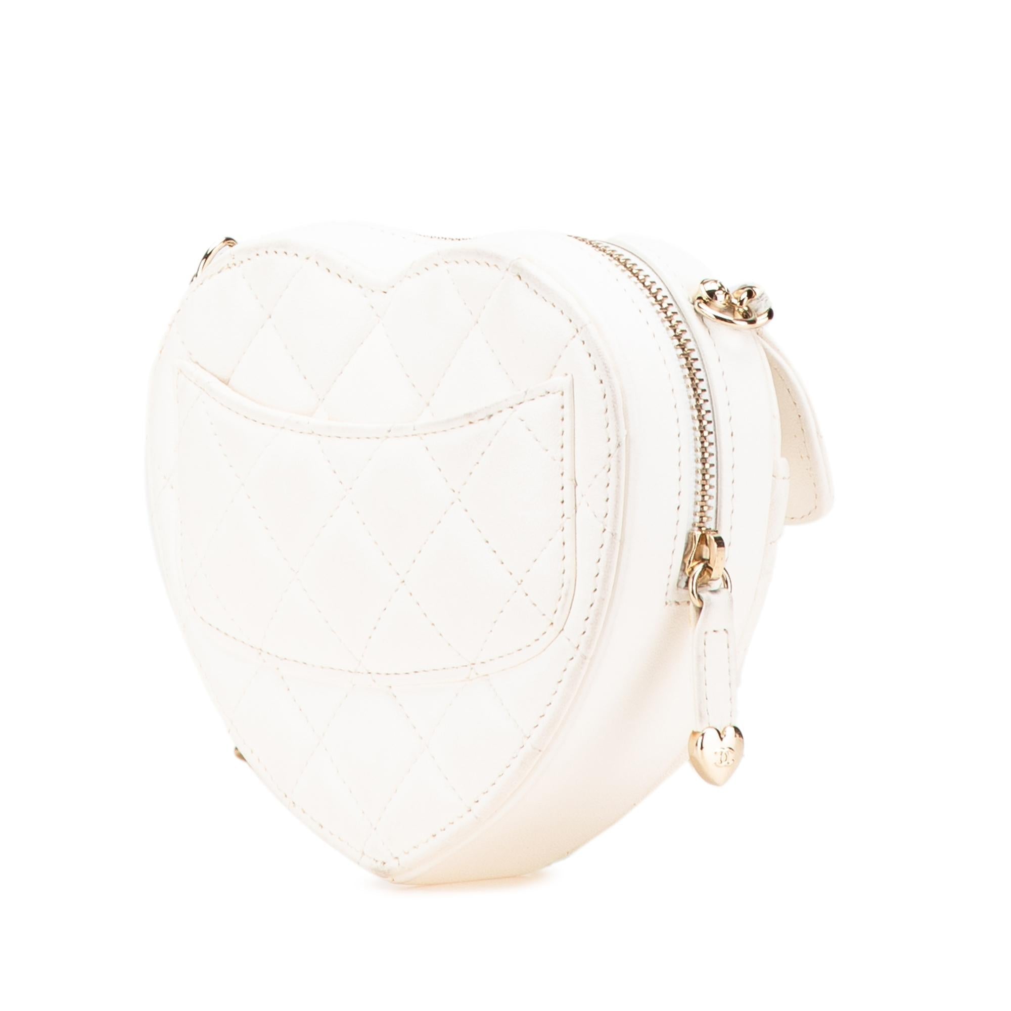 Chanel Mini Lambskin CC in Love Heart Crossbody