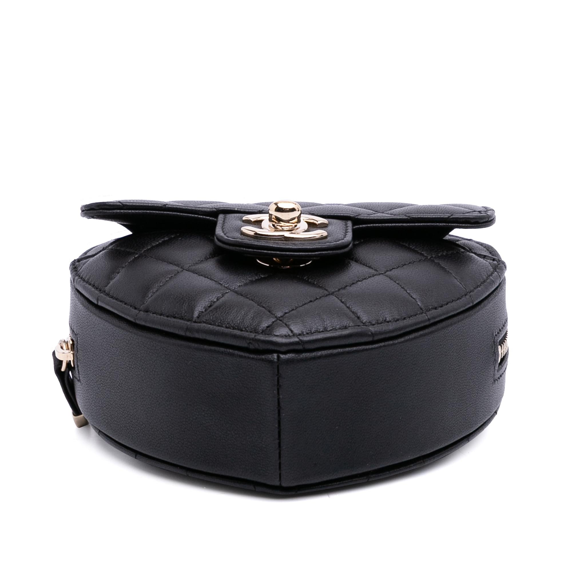 Chanel Mini Lambskin CC in Love Heart Crossbody
