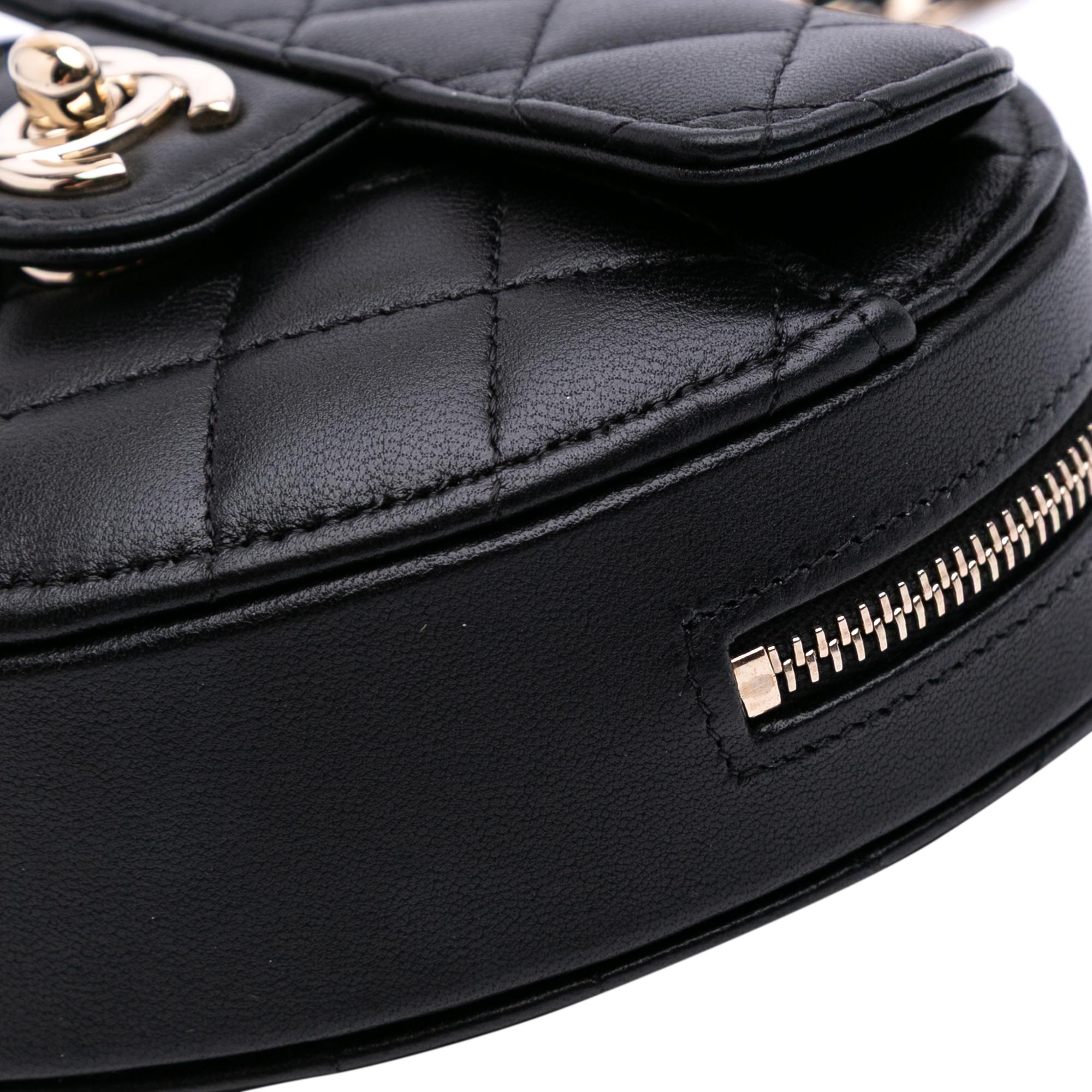 Chanel Mini Lambskin CC in Love Heart Crossbody