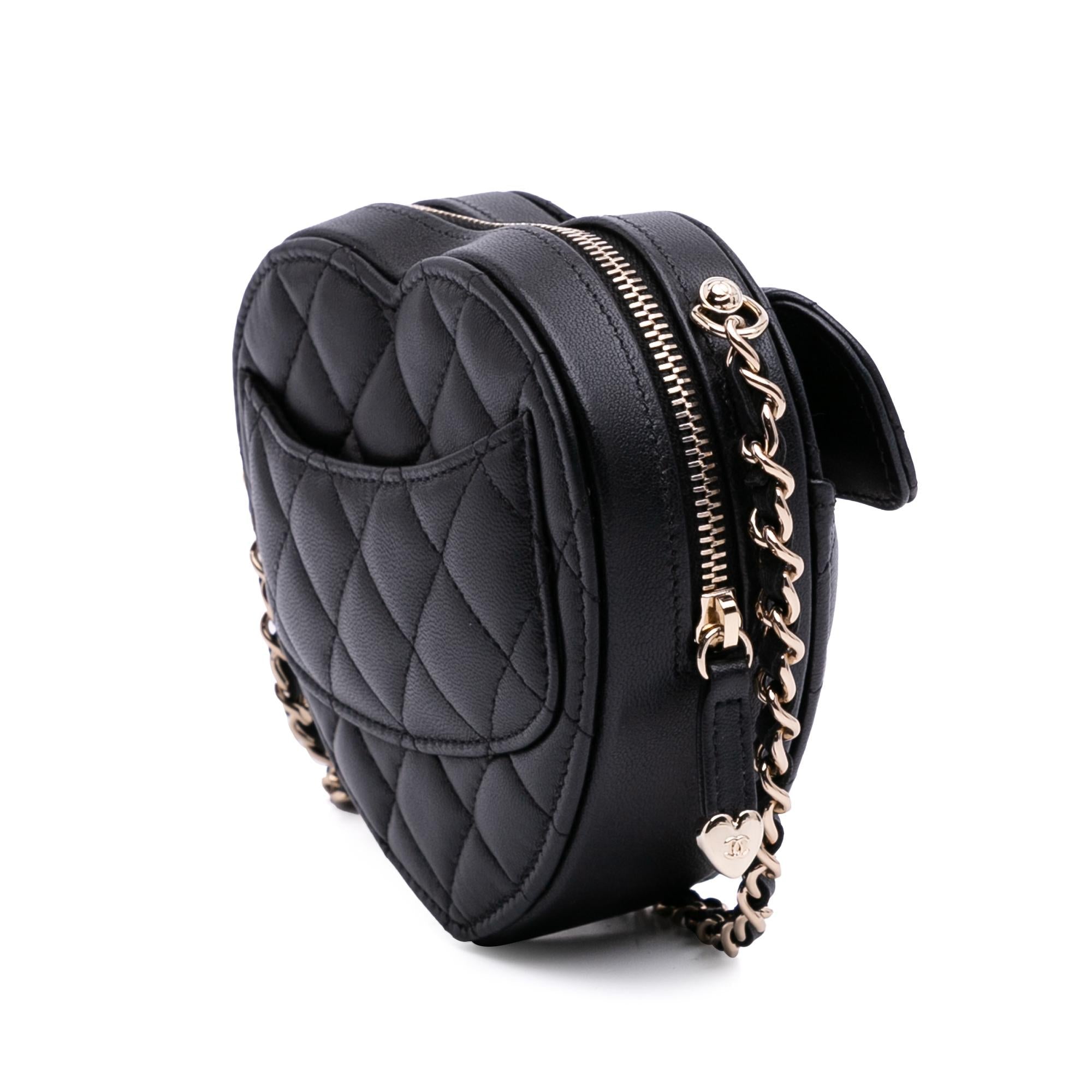 Chanel Mini Lambskin CC in Love Heart Crossbody