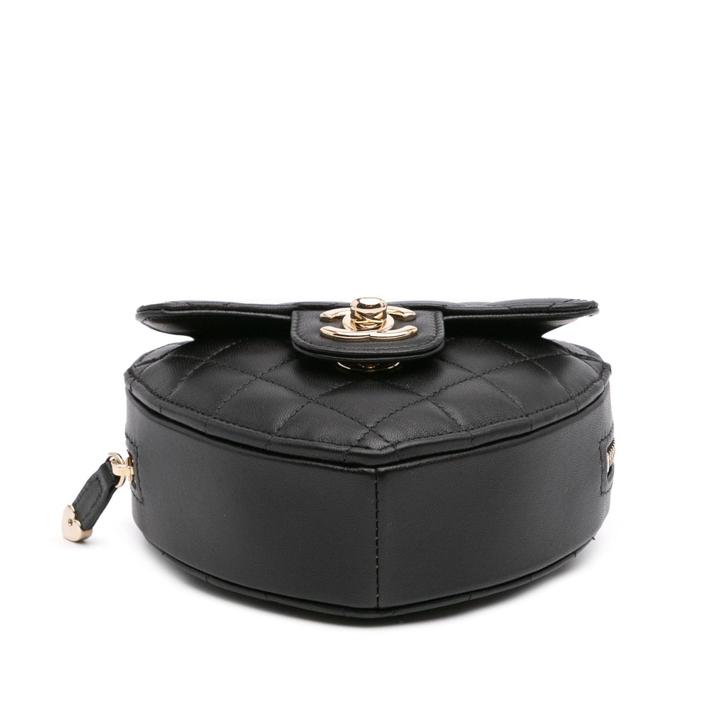 Chanel Mini Lambskin CC in Love Heart Crossbody