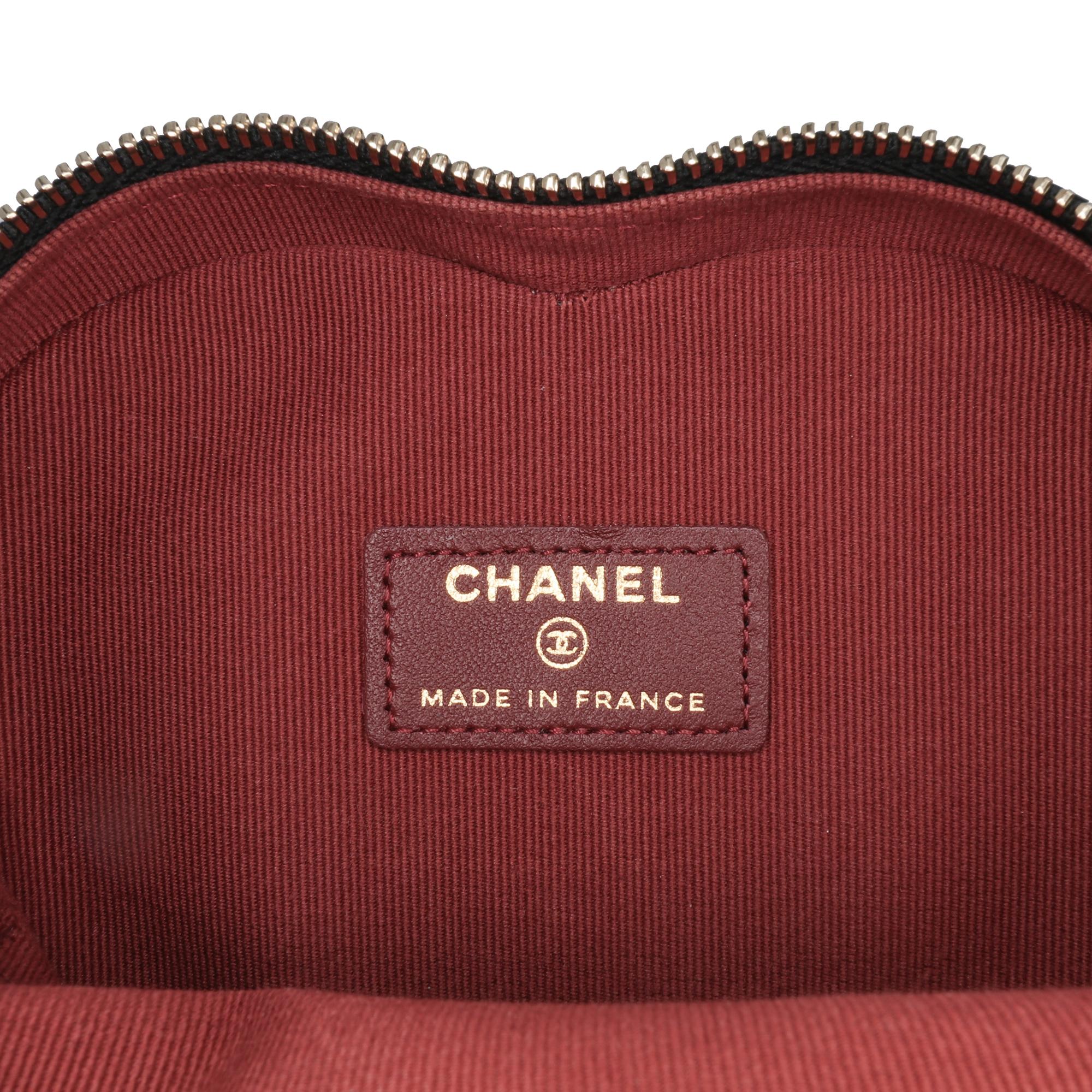 Chanel Mini Lambskin CC in Love Heart Crossbody