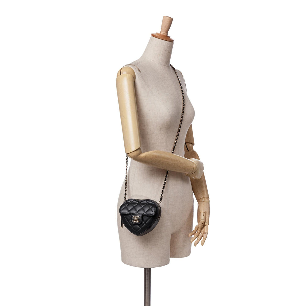 Chanel Mini Lambskin CC in Love Heart Crossbody