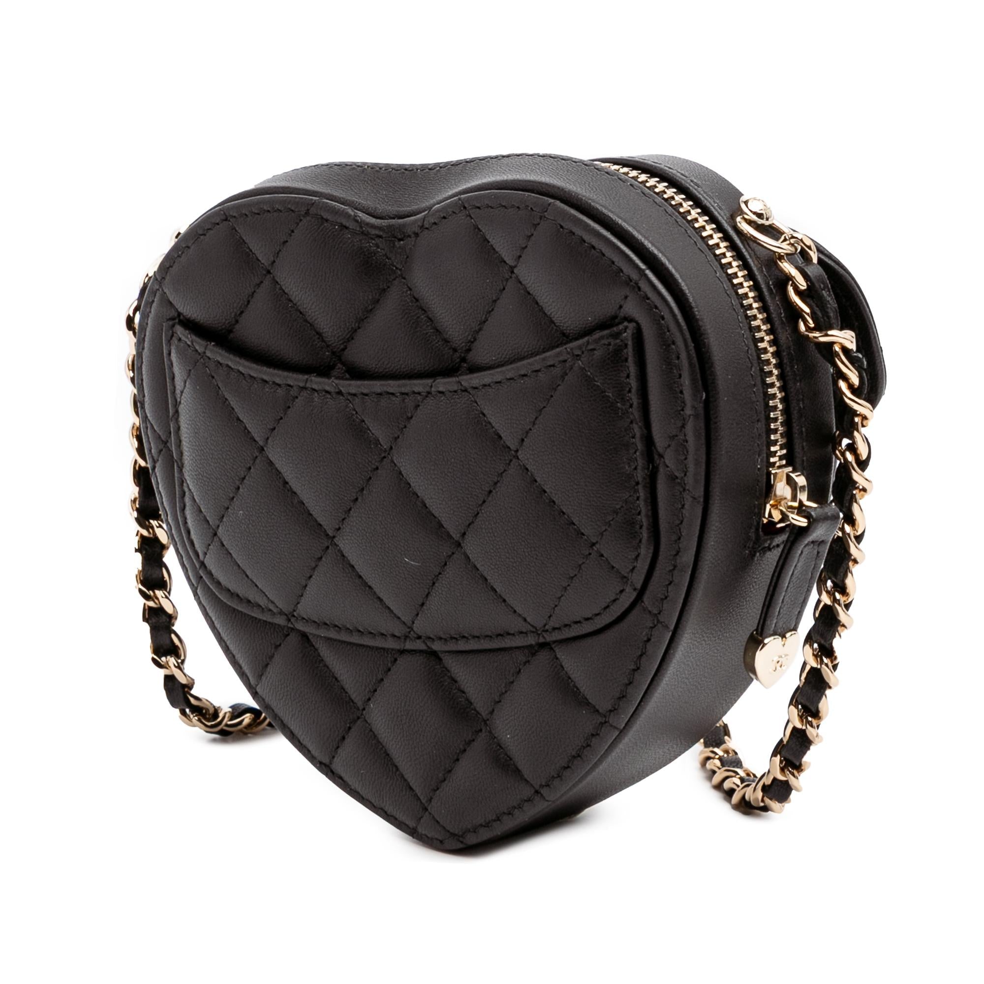 Chanel Mini Lambskin CC in Love Heart Crossbody