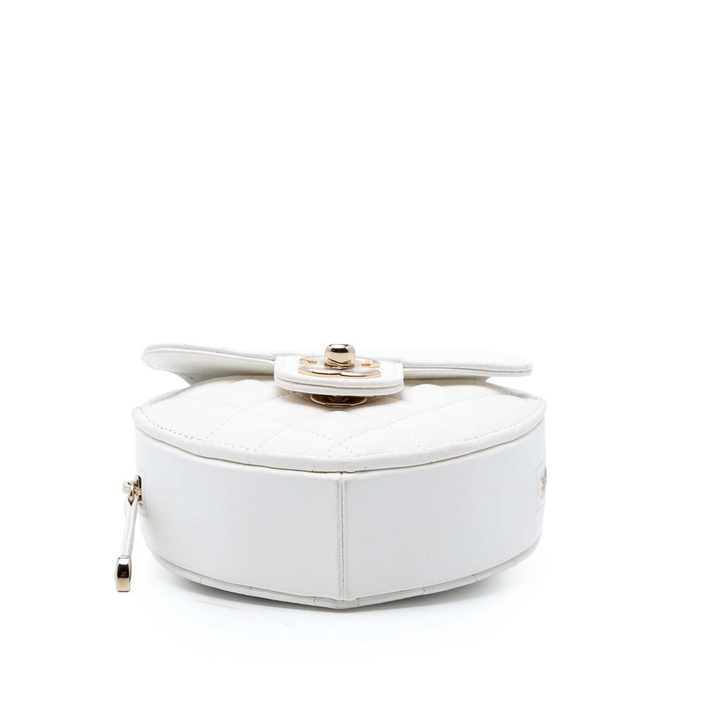 Chanel Mini Lambskin CC in Love Heart Crossbody