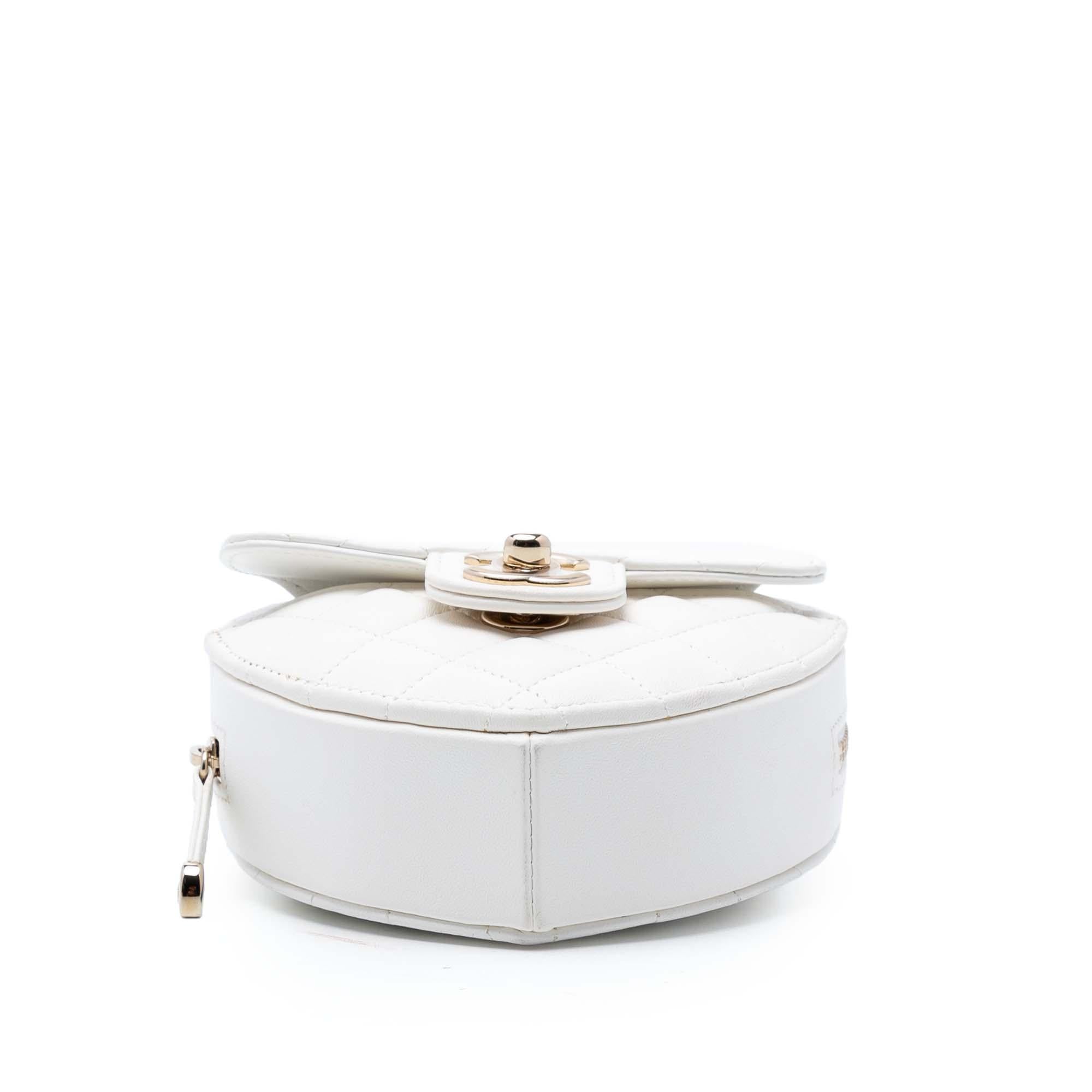 Chanel Mini Lambskin CC in Love Heart Crossbody