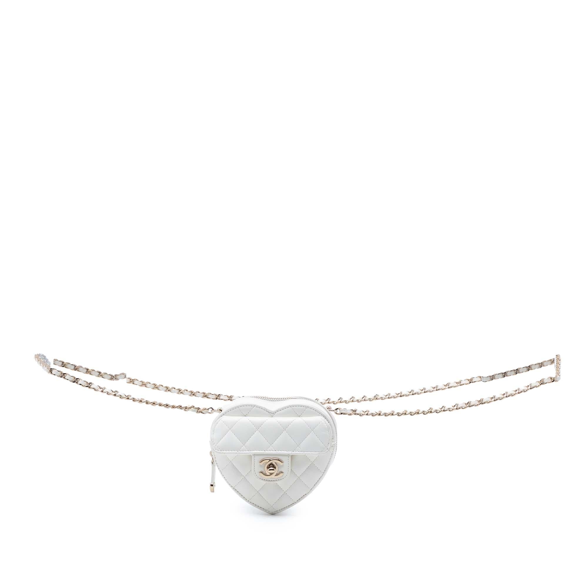 Chanel Mini Lambskin CC in Love Heart Crossbody