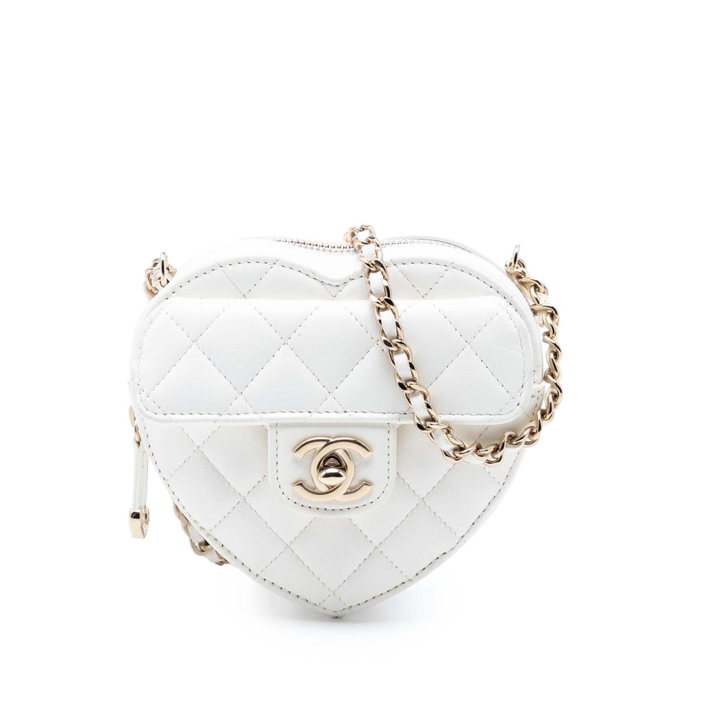 Chanel Mini Lambskin CC in Love Heart Crossbody