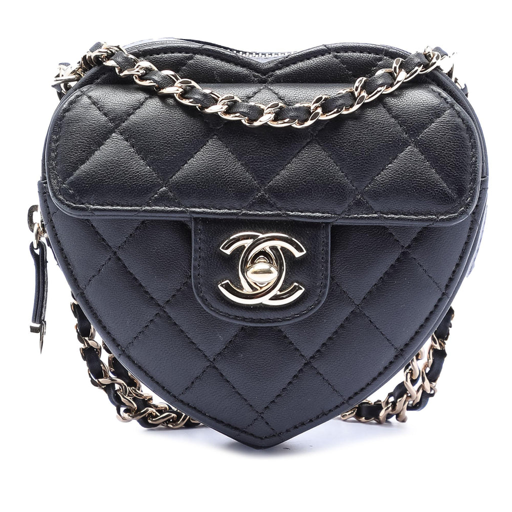 Chanel Mini Lambskin CC in Love Heart Crossbody
