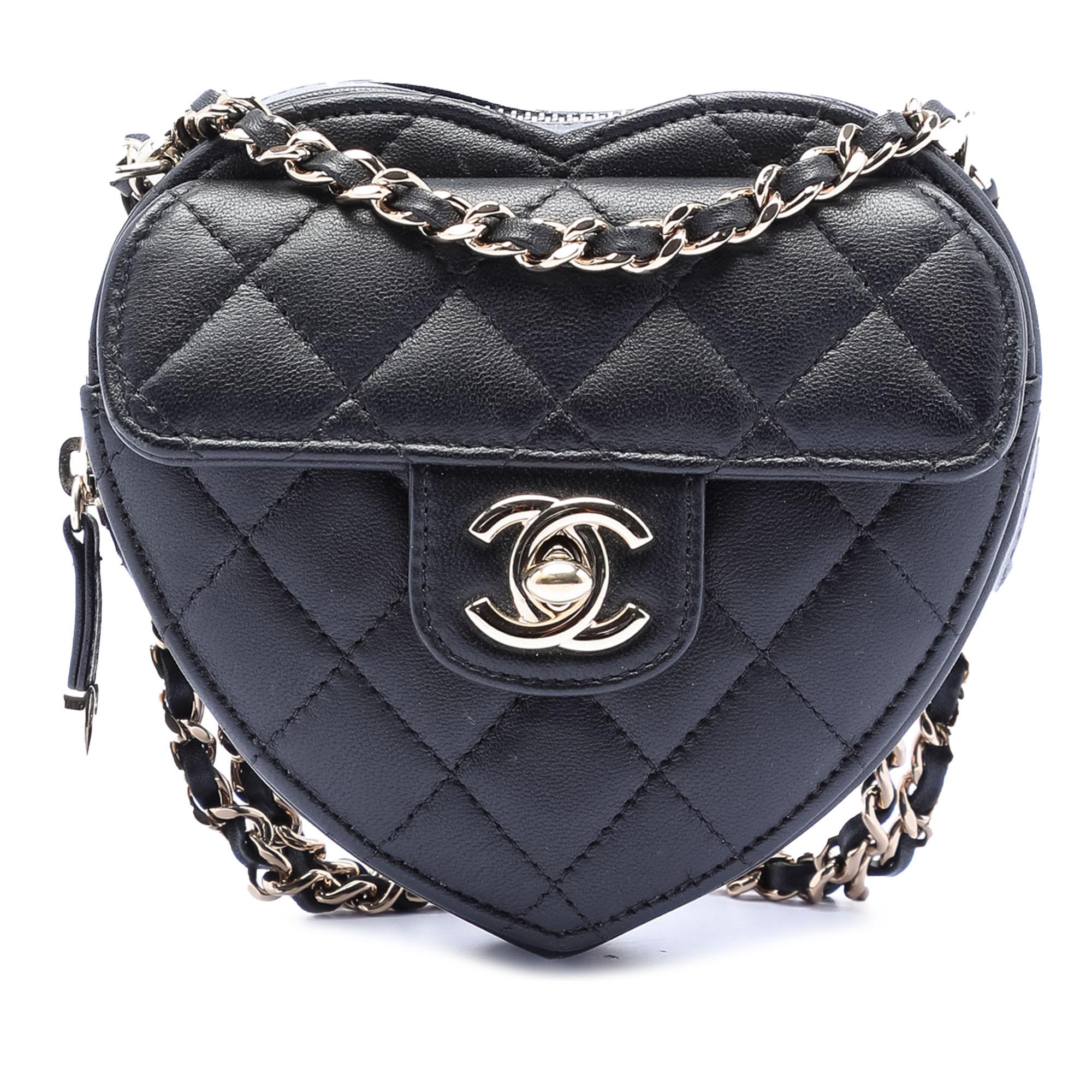 Chanel Mini Lambskin CC in Love Heart Crossbody