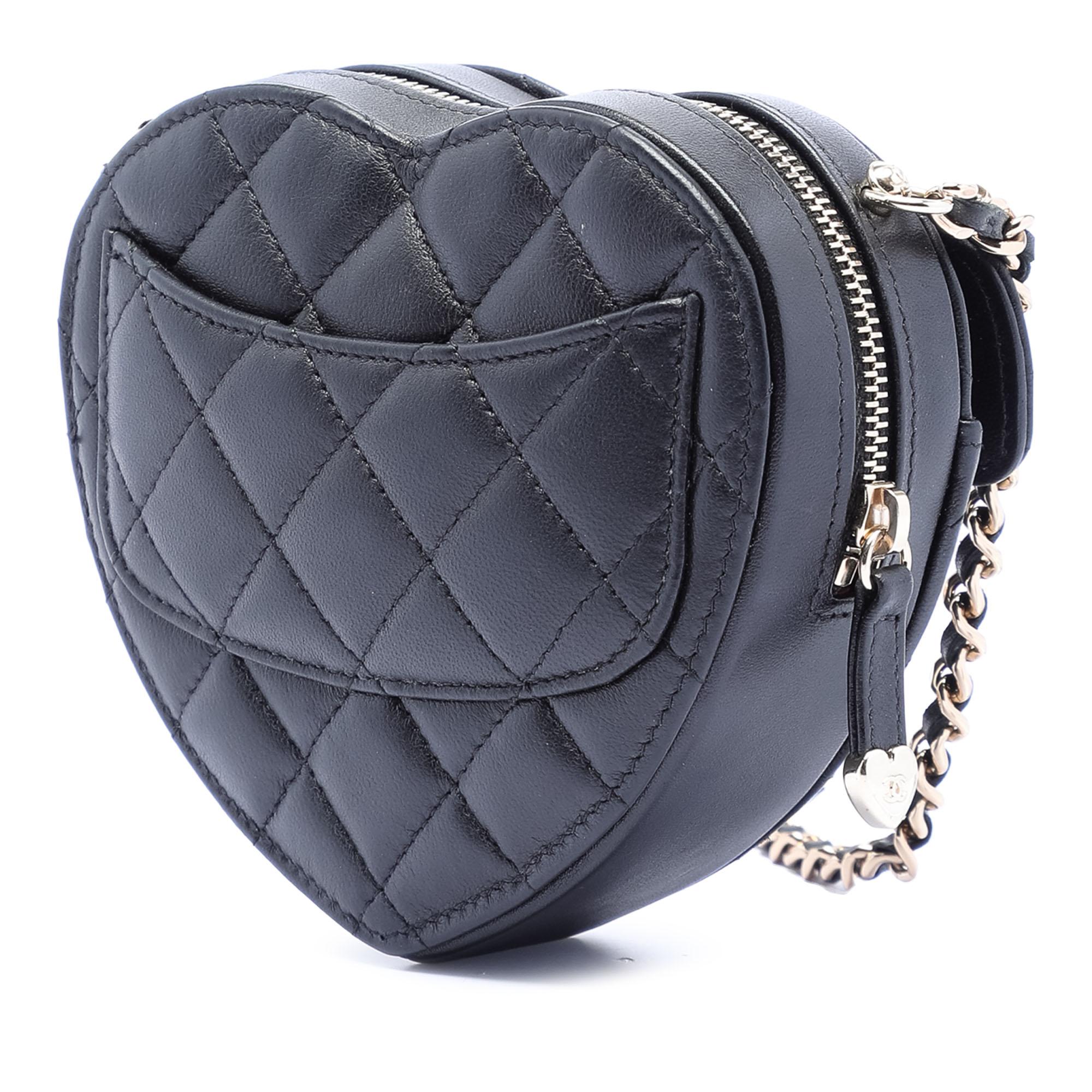 Chanel Mini Lambskin CC in Love Heart Crossbody