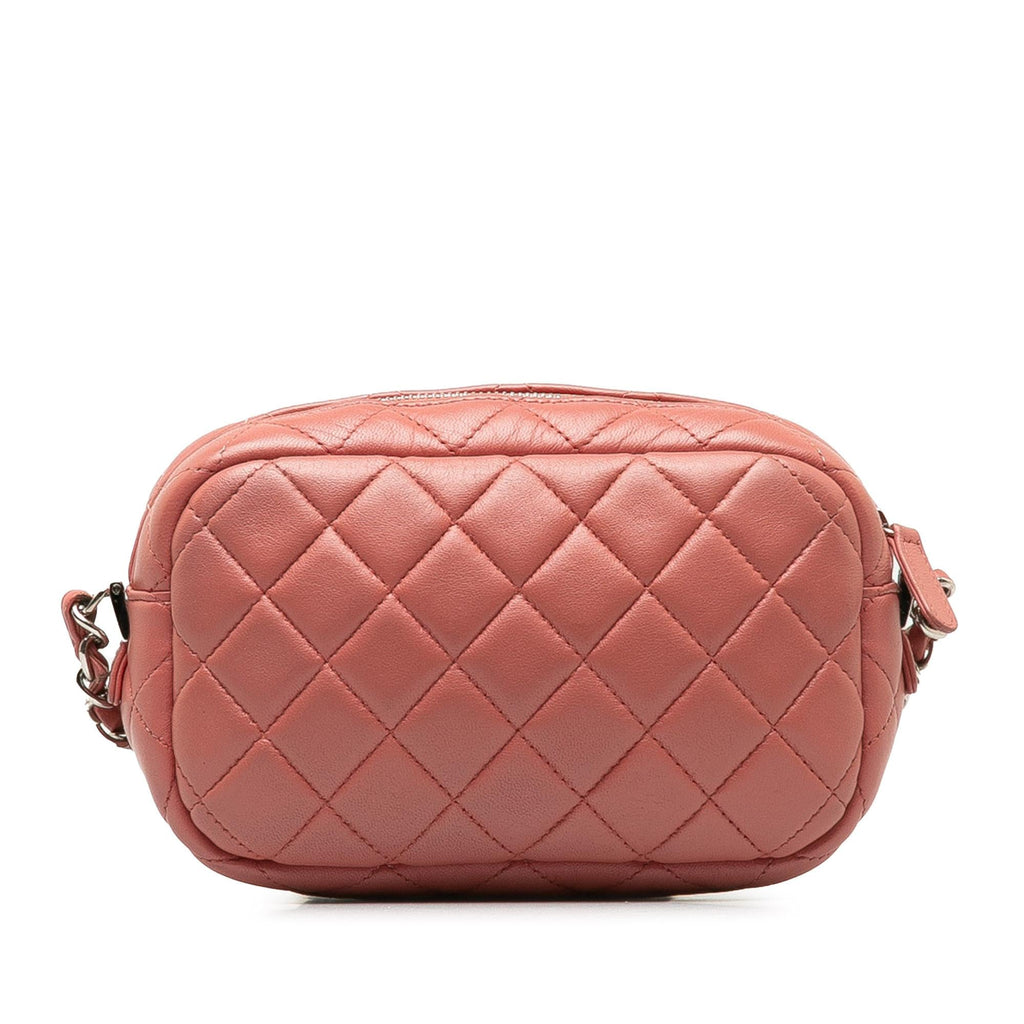 Chanel Mini Lambskin Camera Case (SHG-J1pjLT)