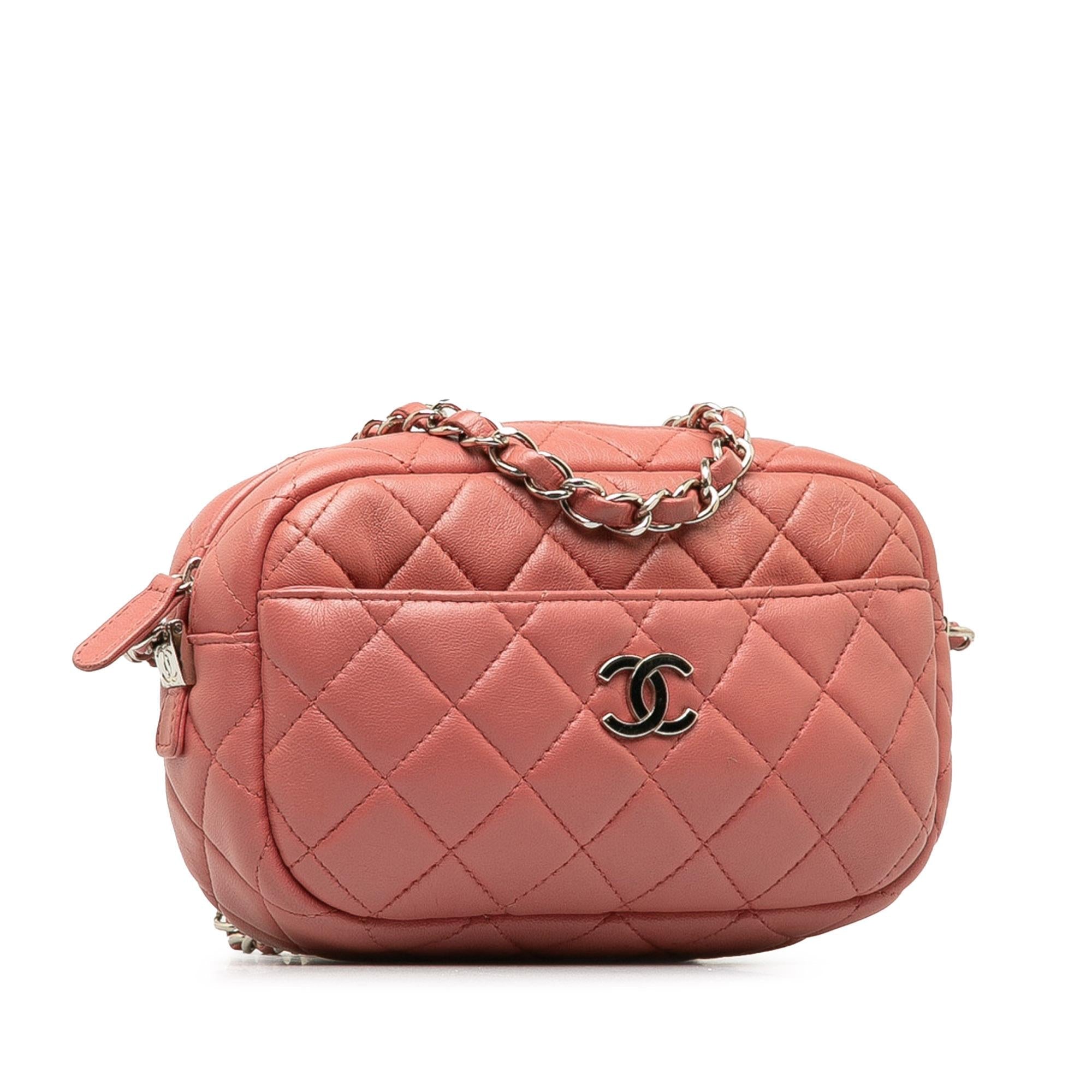 Chanel Mini Lambskin Camera Case (SHG-J1pjLT)