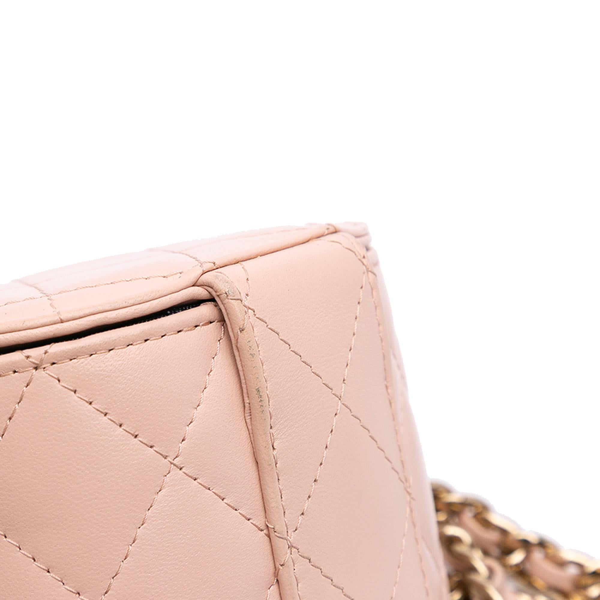 Chanel Mini Lambskin Elegant Chain Vanity Case