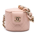 Chanel Mini Lambskin Elegant Chain Vanity Case