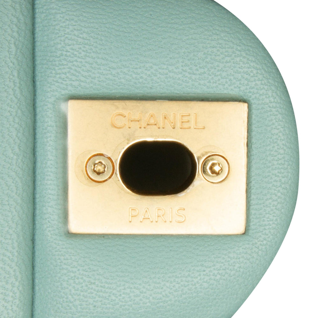 Chanel Mini Lambskin In The Loop Flap (SHG-Fe4t9D)