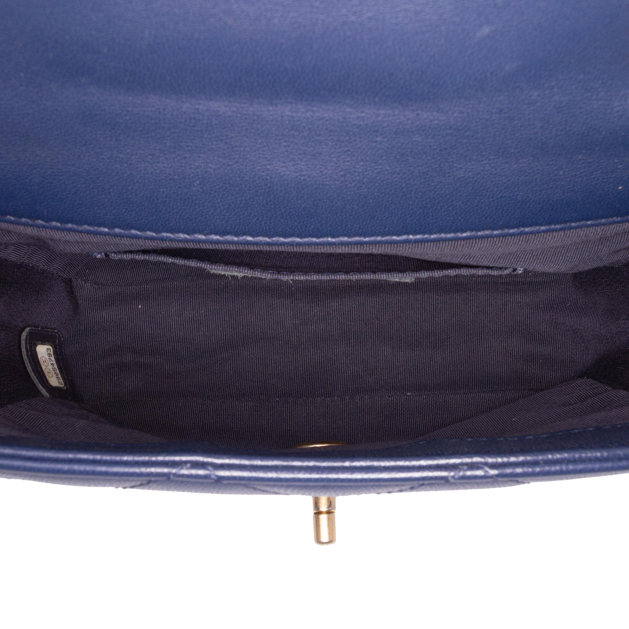 Chanel Mini Lambskin In The Loop Flap