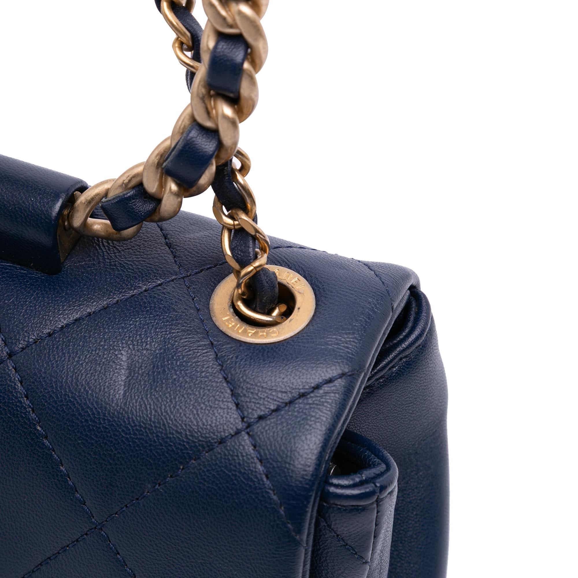 Chanel Mini Lambskin In The Loop Flap