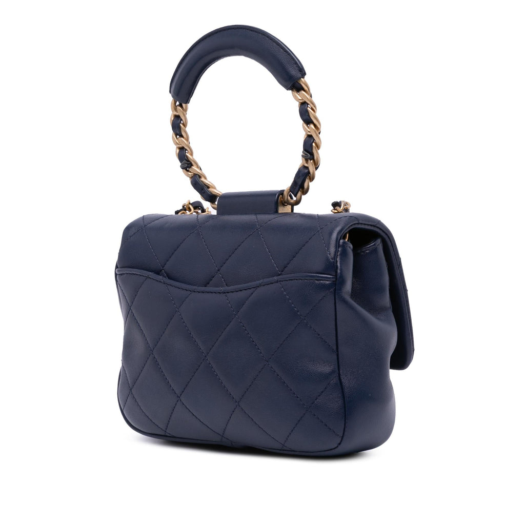 Chanel Mini Lambskin In The Loop Flap