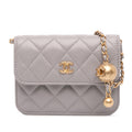 Chanel Mini Lambskin Pearl Crush Clutch On Chain