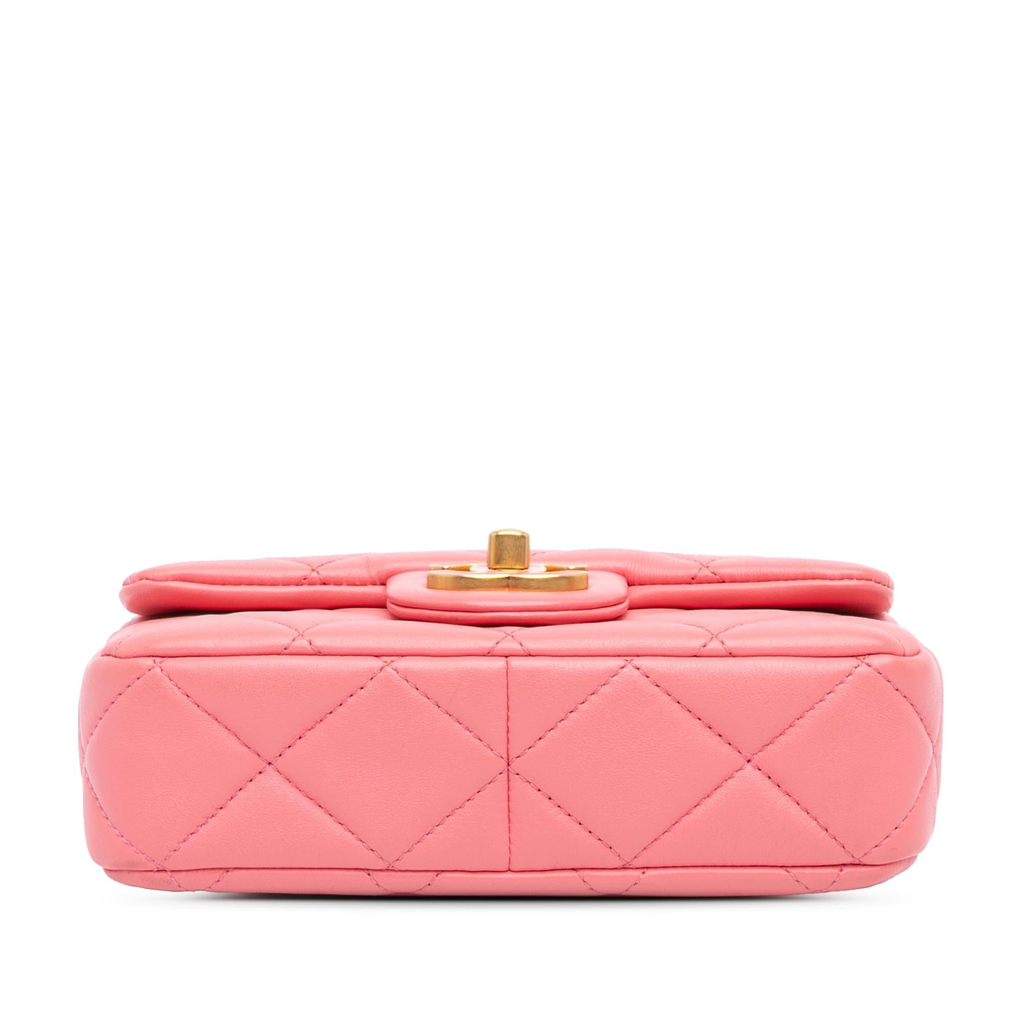 Chanel Mini Lambskin Pending CC Flap