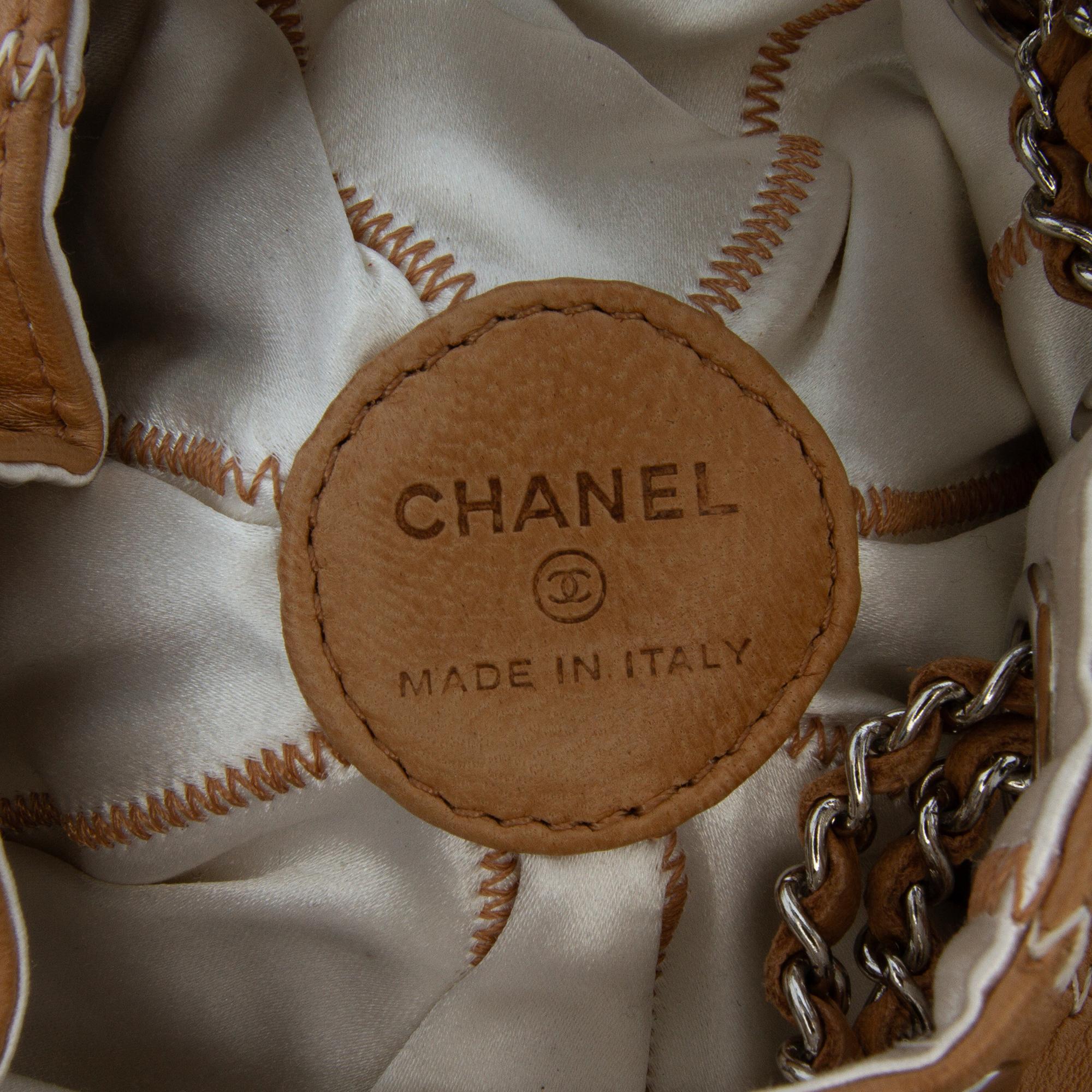 Chanel Mini Lambskin and Satin Reversible Sac Cordon