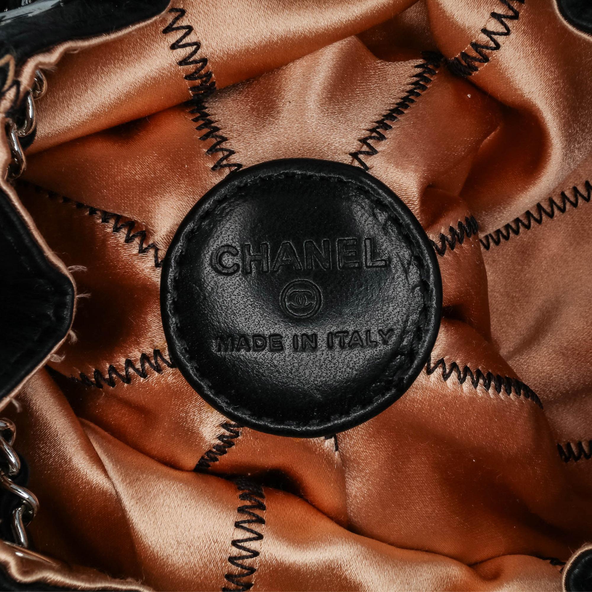 Chanel Mini Lambskin and Satin Reversible Sac Cordon