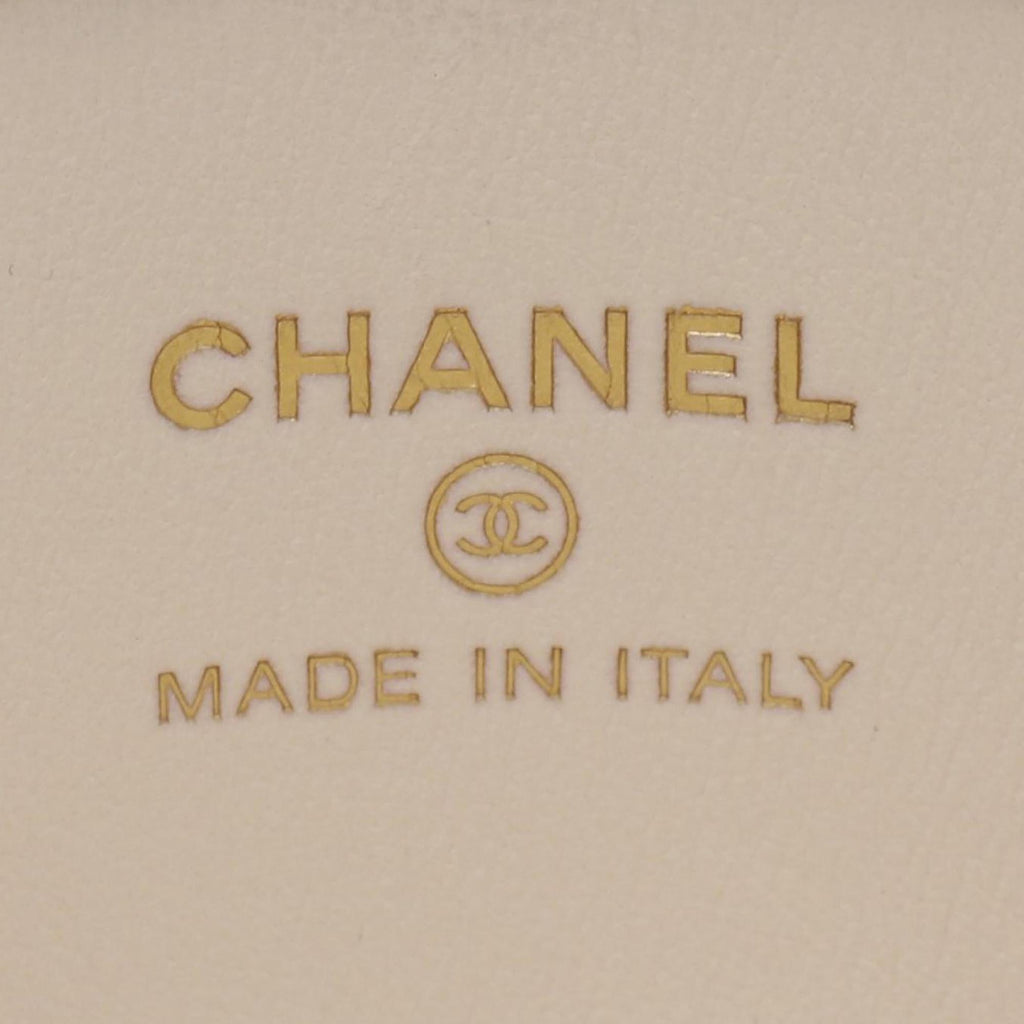 Chanel Mini Matelasse Lambskin Round Vanity Case