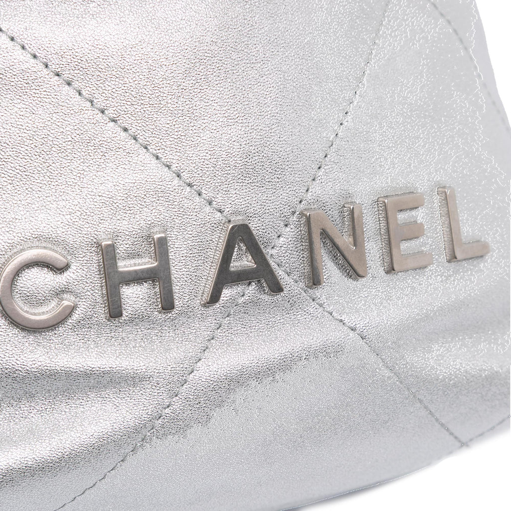 Chanel Mini Metallic Calfskin 22 Satchel