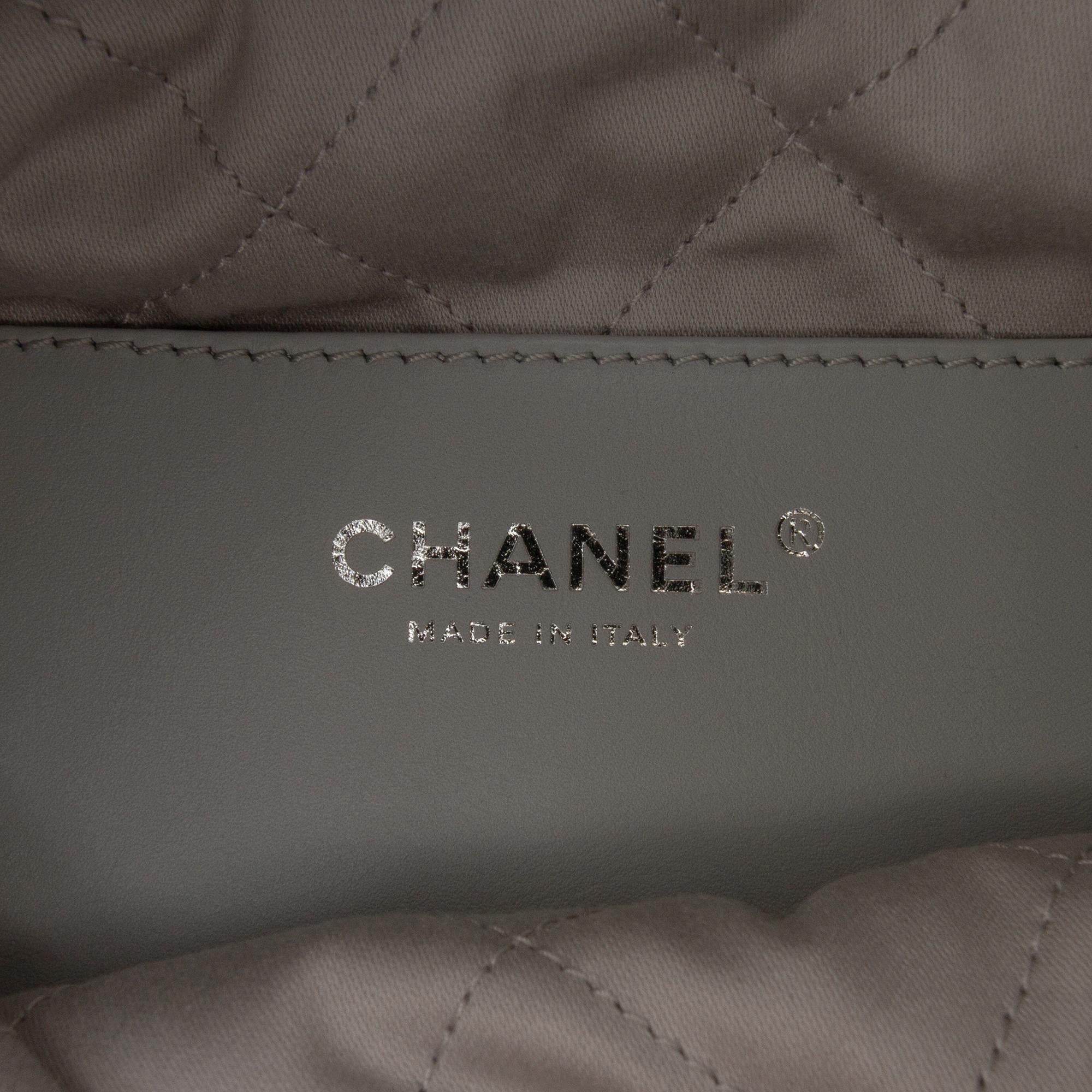 Chanel Mini Metallic Calfskin 22 Satchel