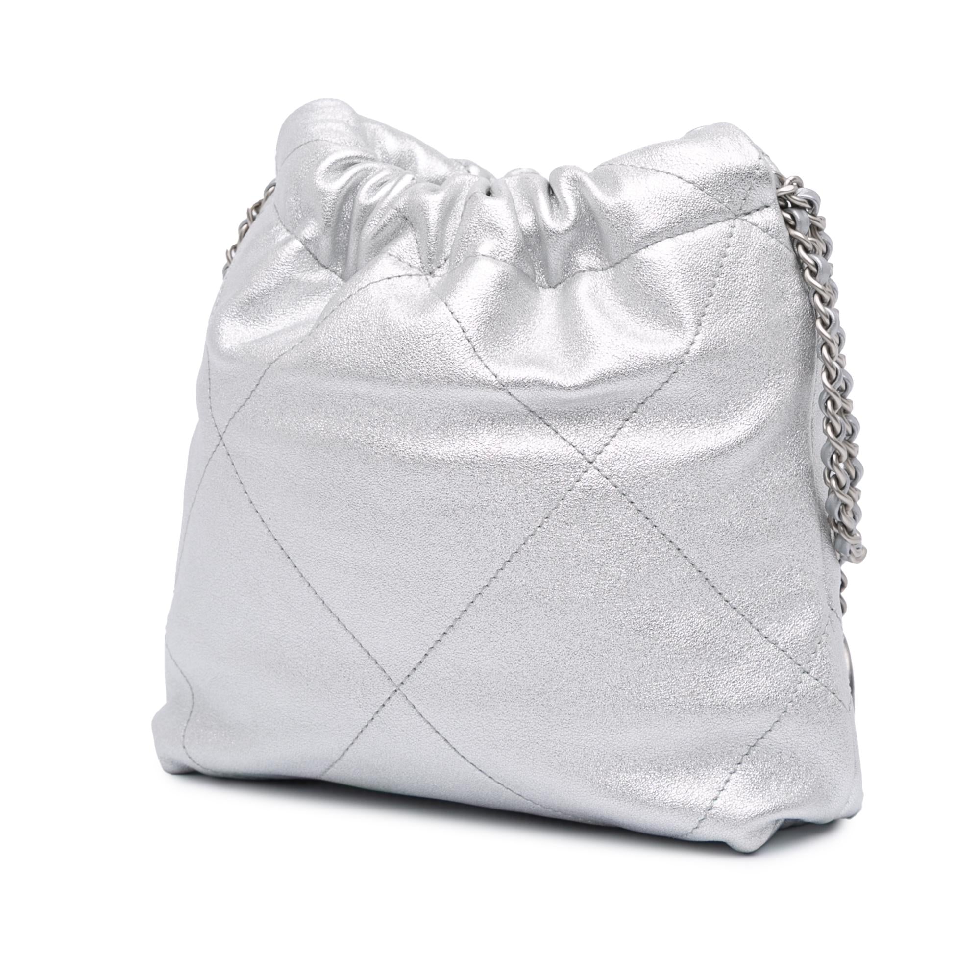 Chanel Mini Metallic Calfskin 22 Satchel