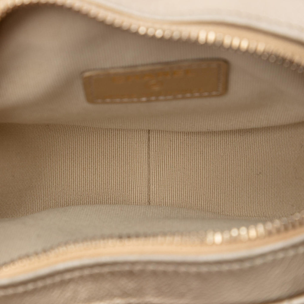 Chanel Mini Metallic Lambskin CC in Love Heart Crossbody