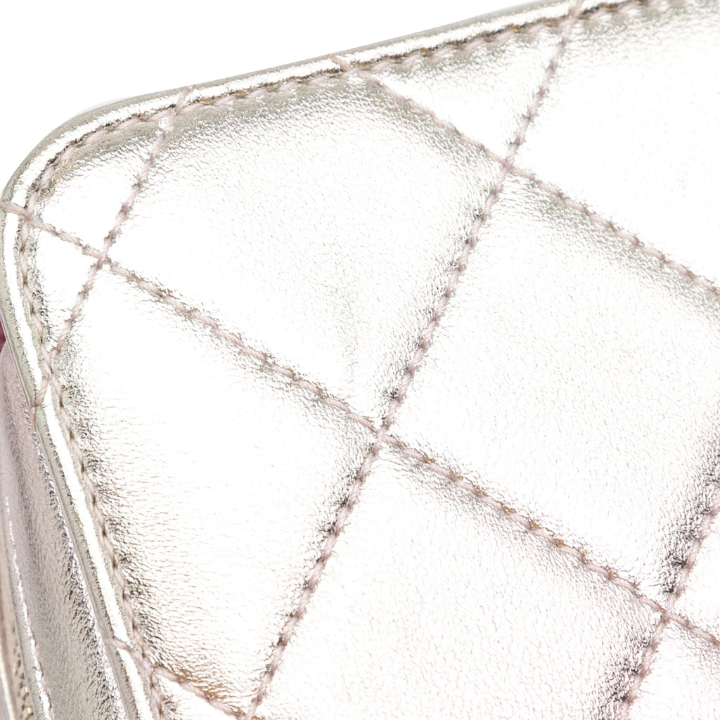 Chanel Mini Metallic Lambskin Like a Wallet Flap