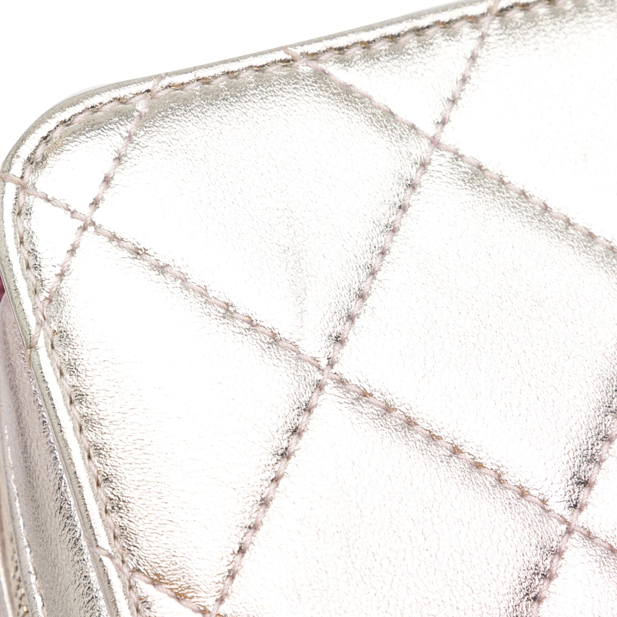 Chanel Mini Metallic Lambskin Like a Wallet Flap
