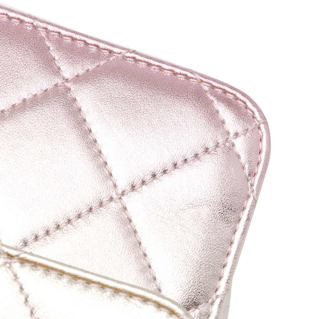 Chanel Mini Metallic Lambskin Like a Wallet Flap