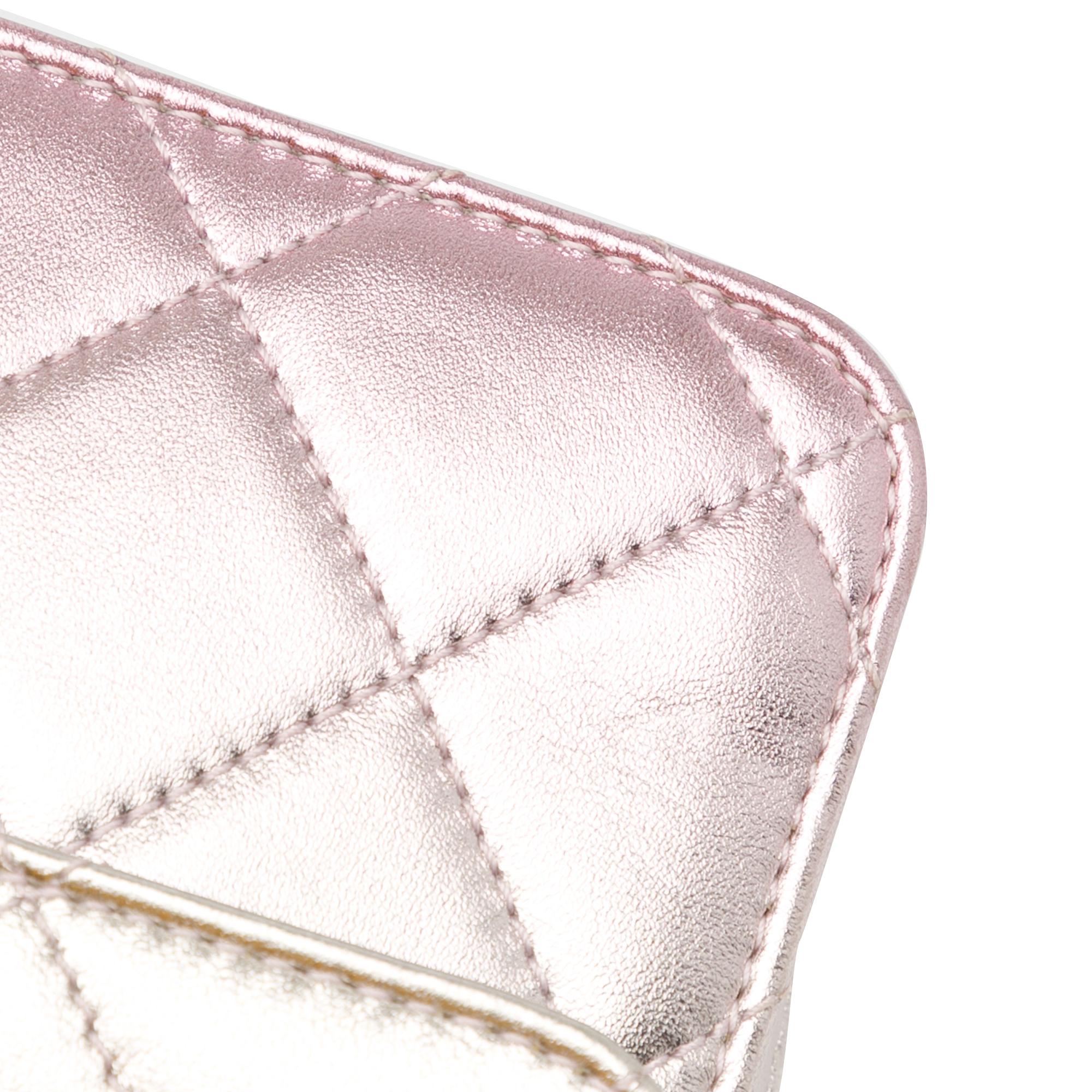 Chanel Mini Metallic Lambskin Like a Wallet Flap