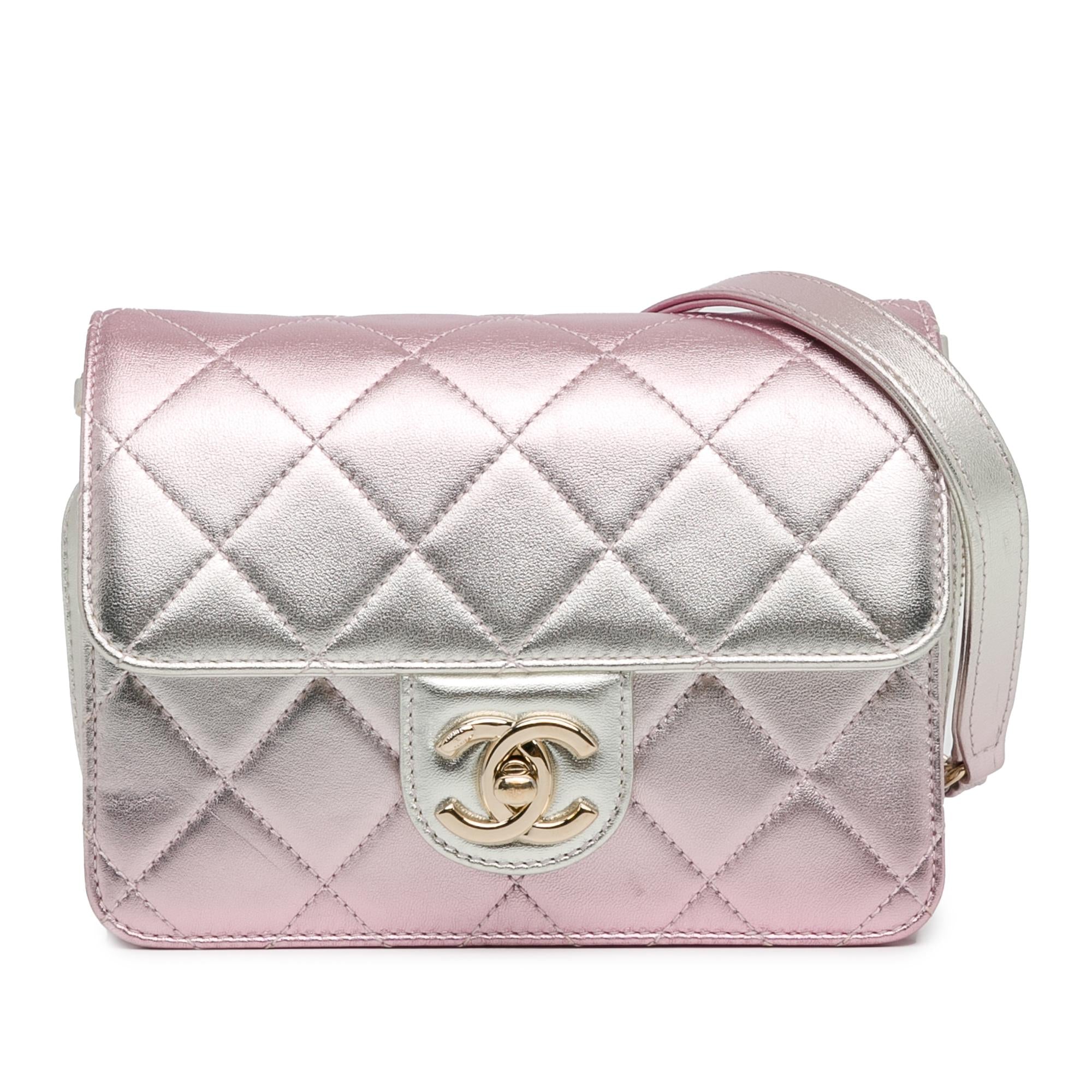Chanel Mini Metallic Lambskin Like a Wallet Flap