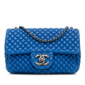 Chanel Mini Microquilted Lambskin Studded CC Flap (SHG-79zs0k)