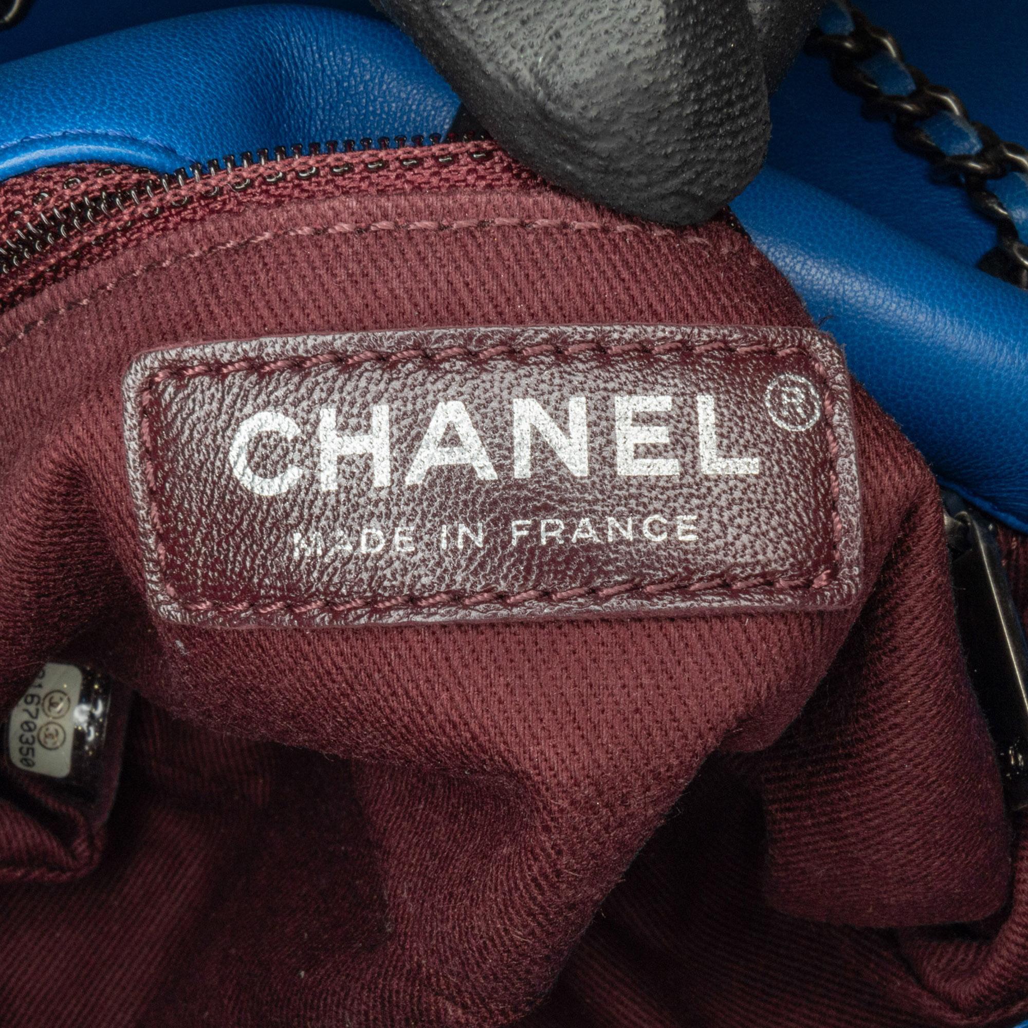 Chanel Mini Microquilted Lambskin Studded CC Flap (SHG-79zs0k)