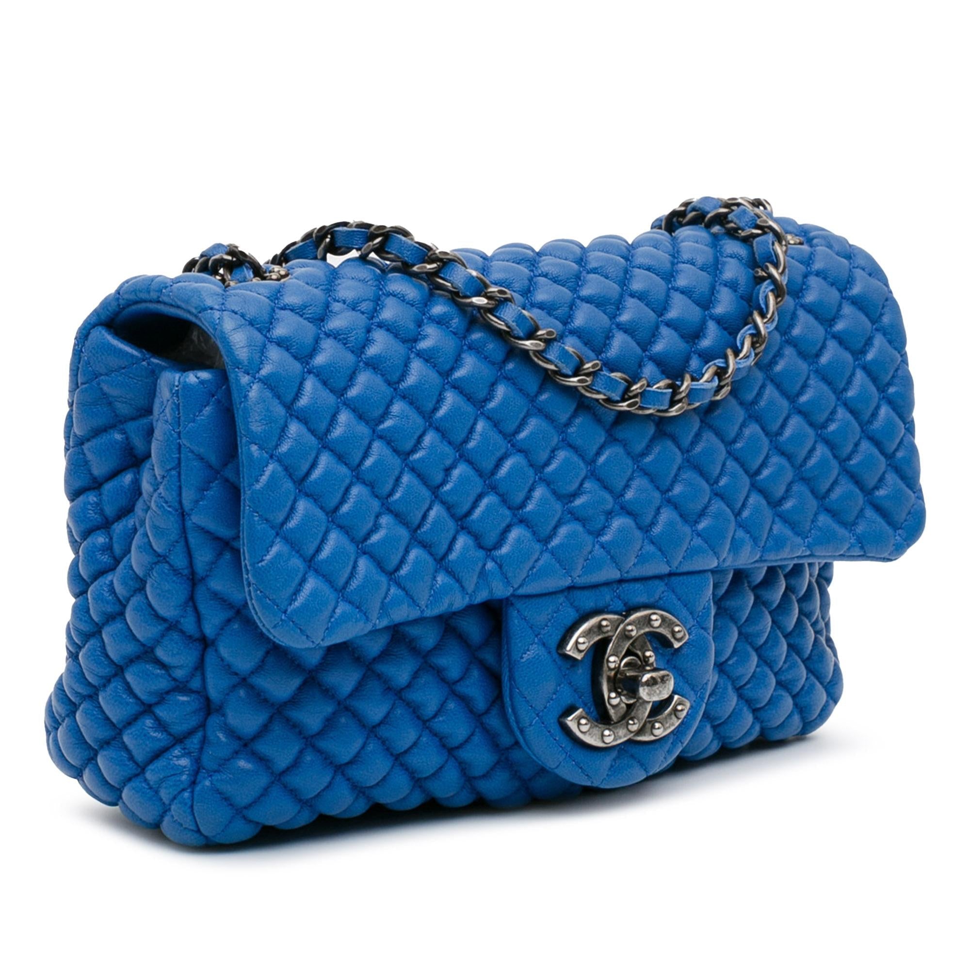Chanel Mini Microquilted Lambskin Studded CC Flap (SHG-79zs0k)