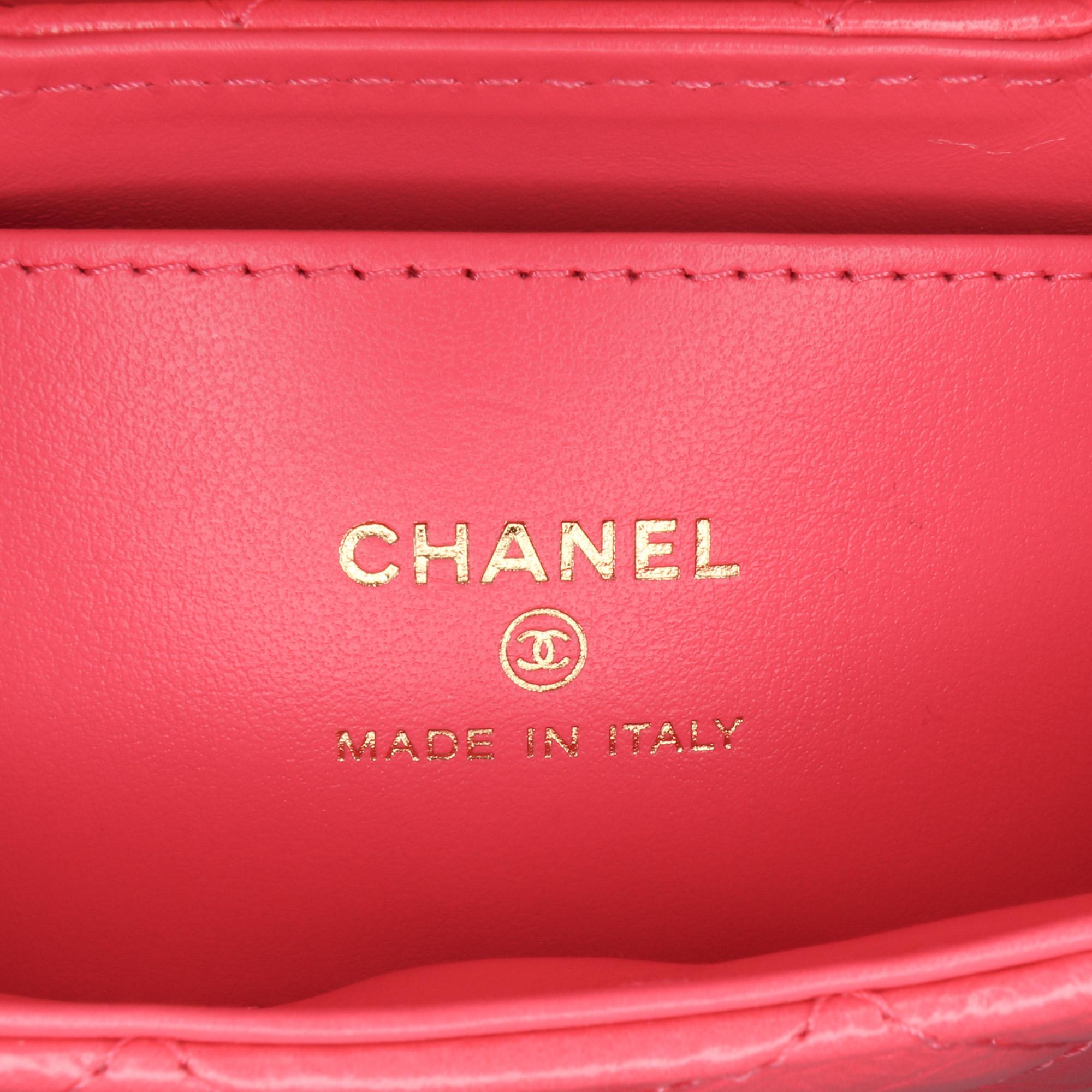 Chanel Mini Nano Aged Calfskin Kelly Shopper Bag