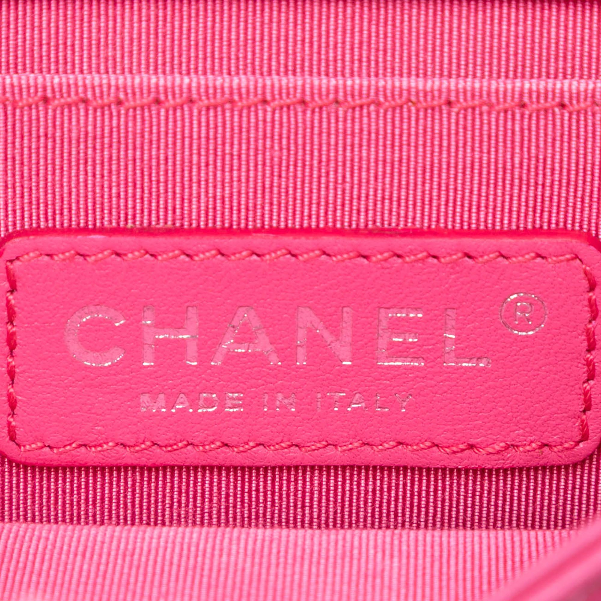 Chanel Mini Ombre Acrylic and Patent Boy Brick Flap