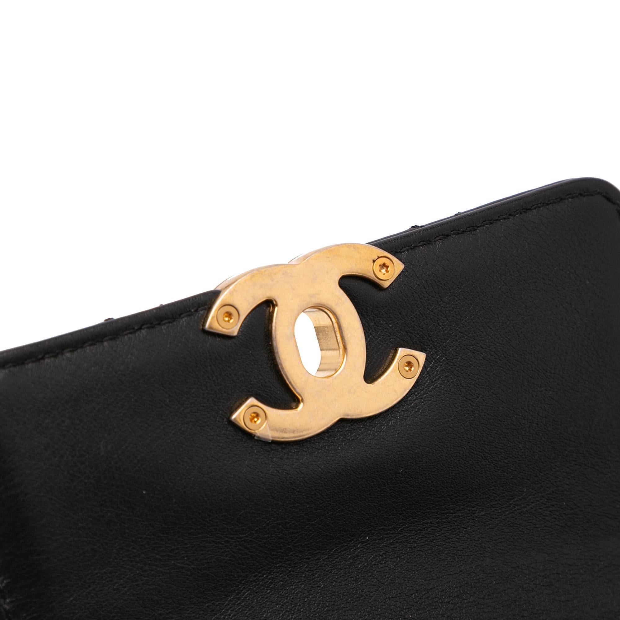 Chanel Mini Quilted Calfskin Framing Chain Flap