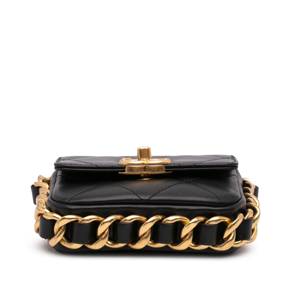 Chanel Mini Quilted Calfskin Framing Chain Flap