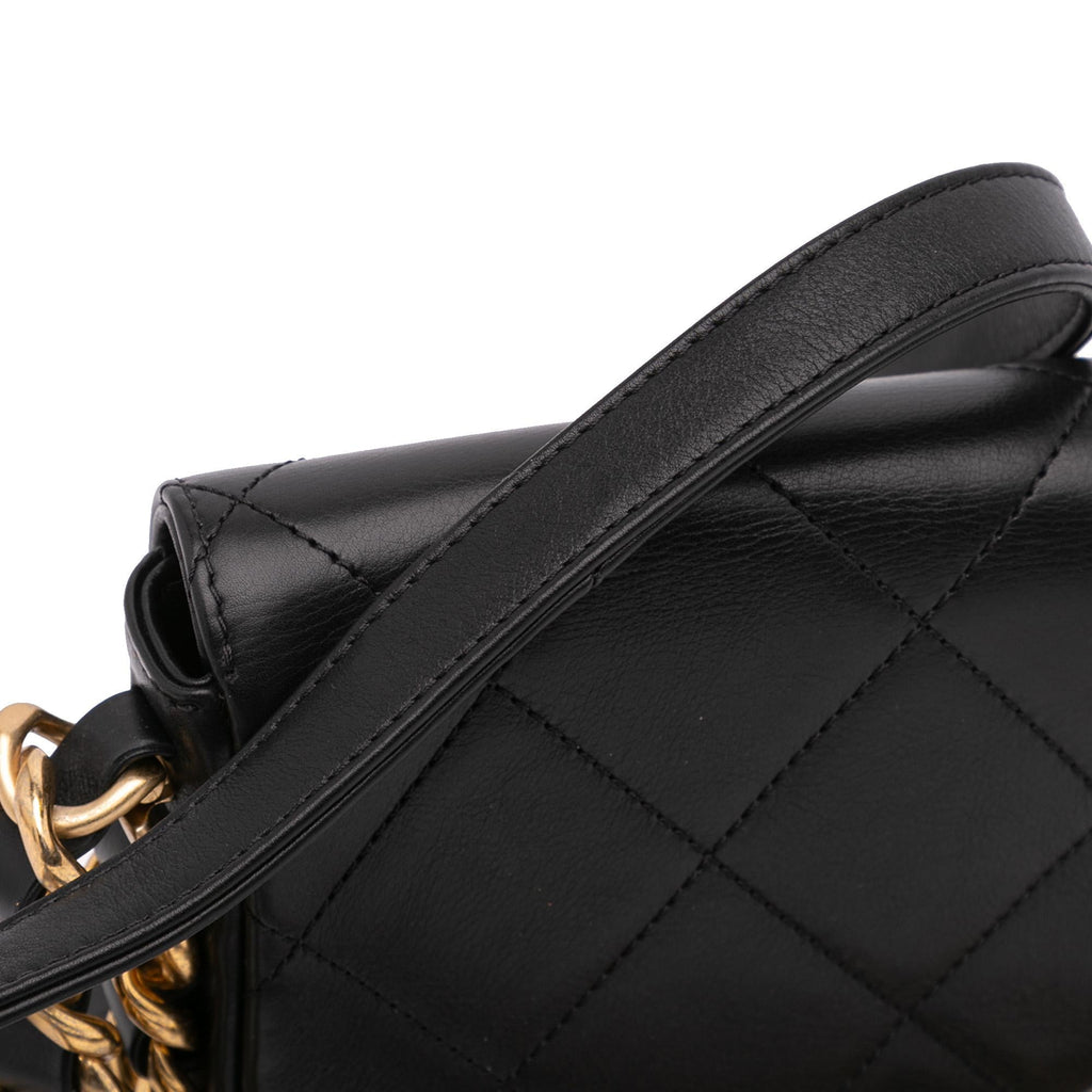 Chanel Mini Quilted Calfskin Framing Chain Flap
