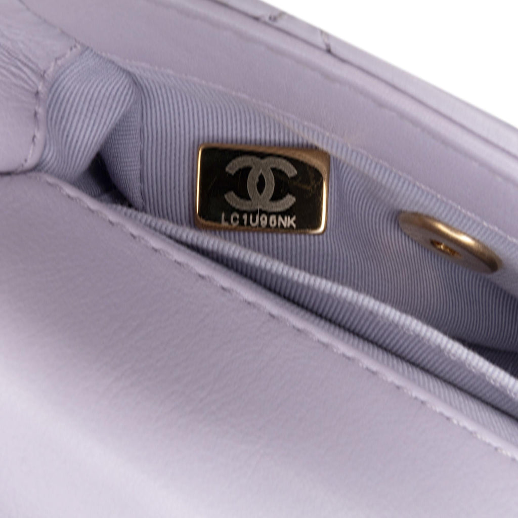 Chanel Mini Quilted Calfskin Framing Chain Flap