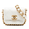 Chanel Mini Quilted Calfskin Framing Chain Flap