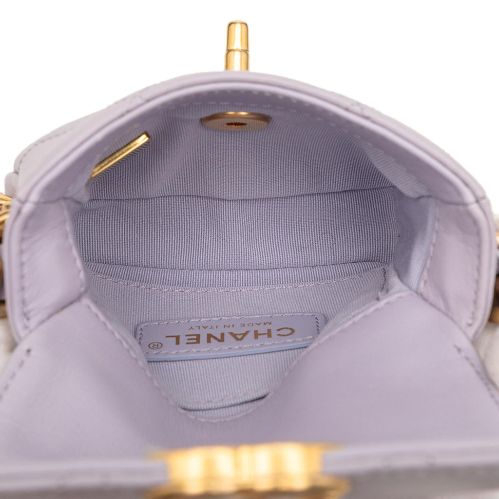 Chanel Mini Quilted Calfskin Framing Chain Flap